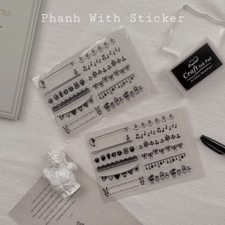 D003 - CLEAR STAMP dấu trong suốt