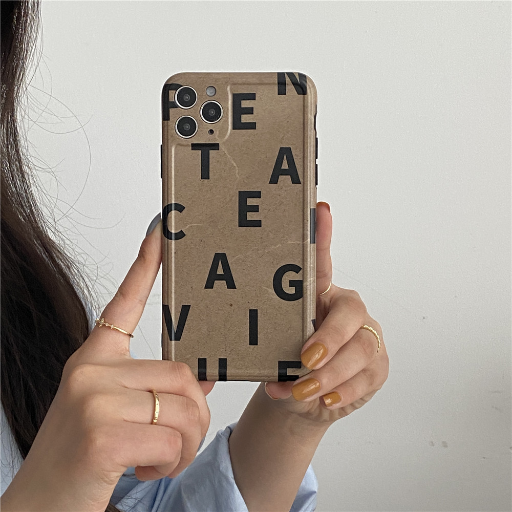 Ốp Lưng Chống Sốc In Chữ May Mắn Cho Iphone 12pro Max 12mini 11pro Max Xs Max Xr Se 2020 7 8 Plus | BigBuy360 - bigbuy360.vn