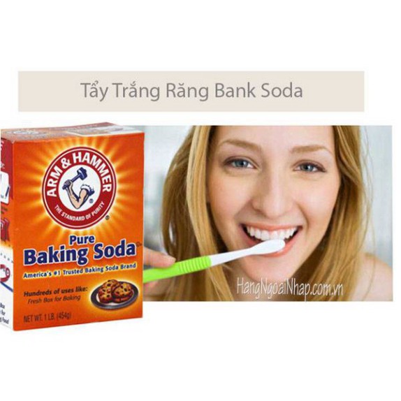 Baking Soda / NHẬP KHẨU MỸ / Bột Baking Soda làm trắng răng, làm bánh, tẩy tế bào chết, khử mùi hôi 