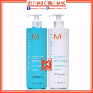 ✅[ MOROCCANOIL ] DẦU GỘI XẢ PHỤC HỒI ĐỘ ẨM MOROCCANOIL REPAIR 500ML CHÍNH HÃNG