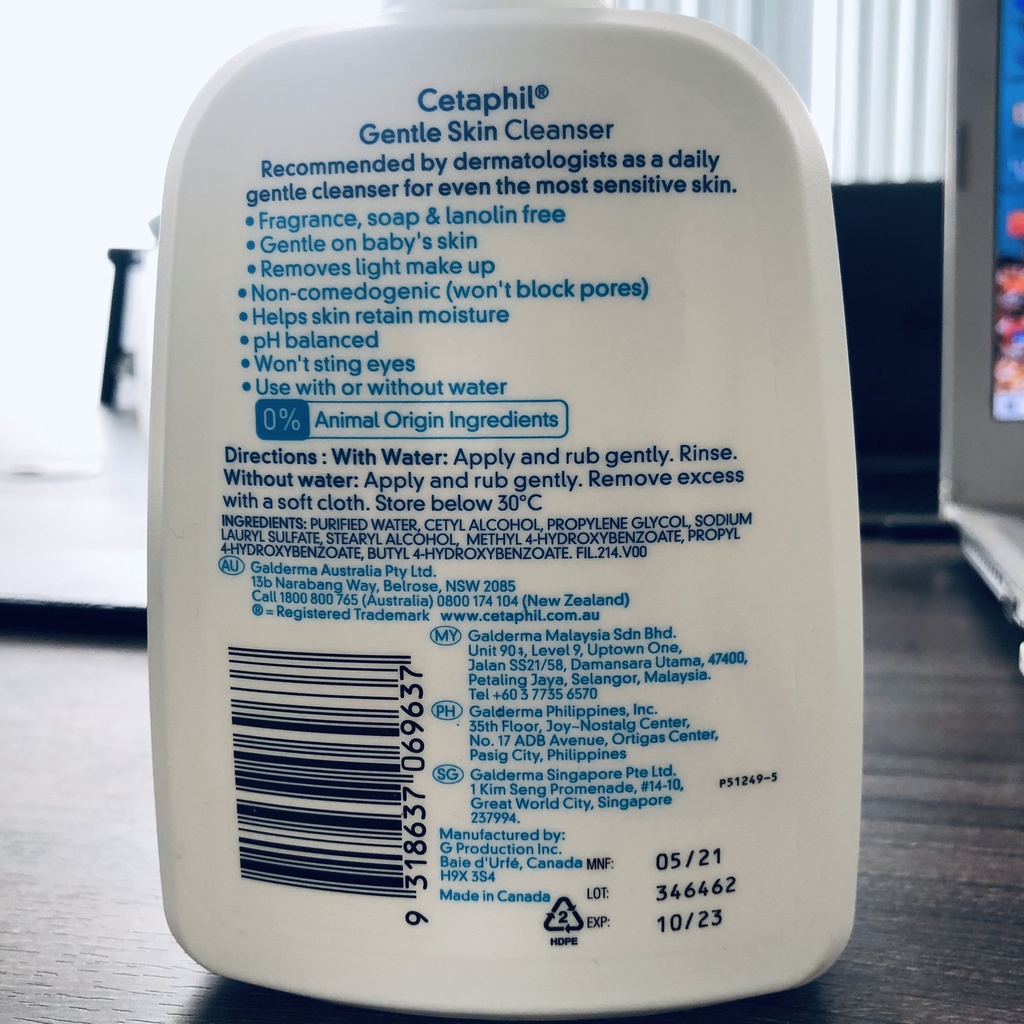 Sữa Rửa Mặt Dịu Nhẹ Cetaphil Gentle Skin Cleanser