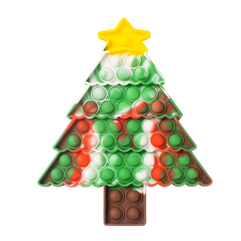 (MỚI) Đồ chơi bóp giảm stress hình cây thông Giáng sinh