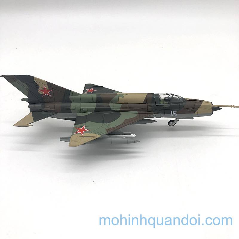 Mô hình máy bay Mig-21 Hợp kim dài 22cm