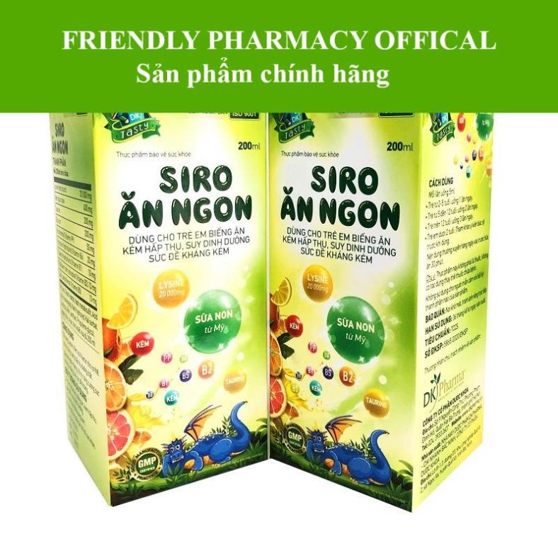 SIRO ĂN NGON – Dùng cho trẻ biếng ăn, kém hấp thu, suy dinh dưỡng, sức đề kháng kém, hỗ trợ bổ sung lysine, kẽm, vitamin