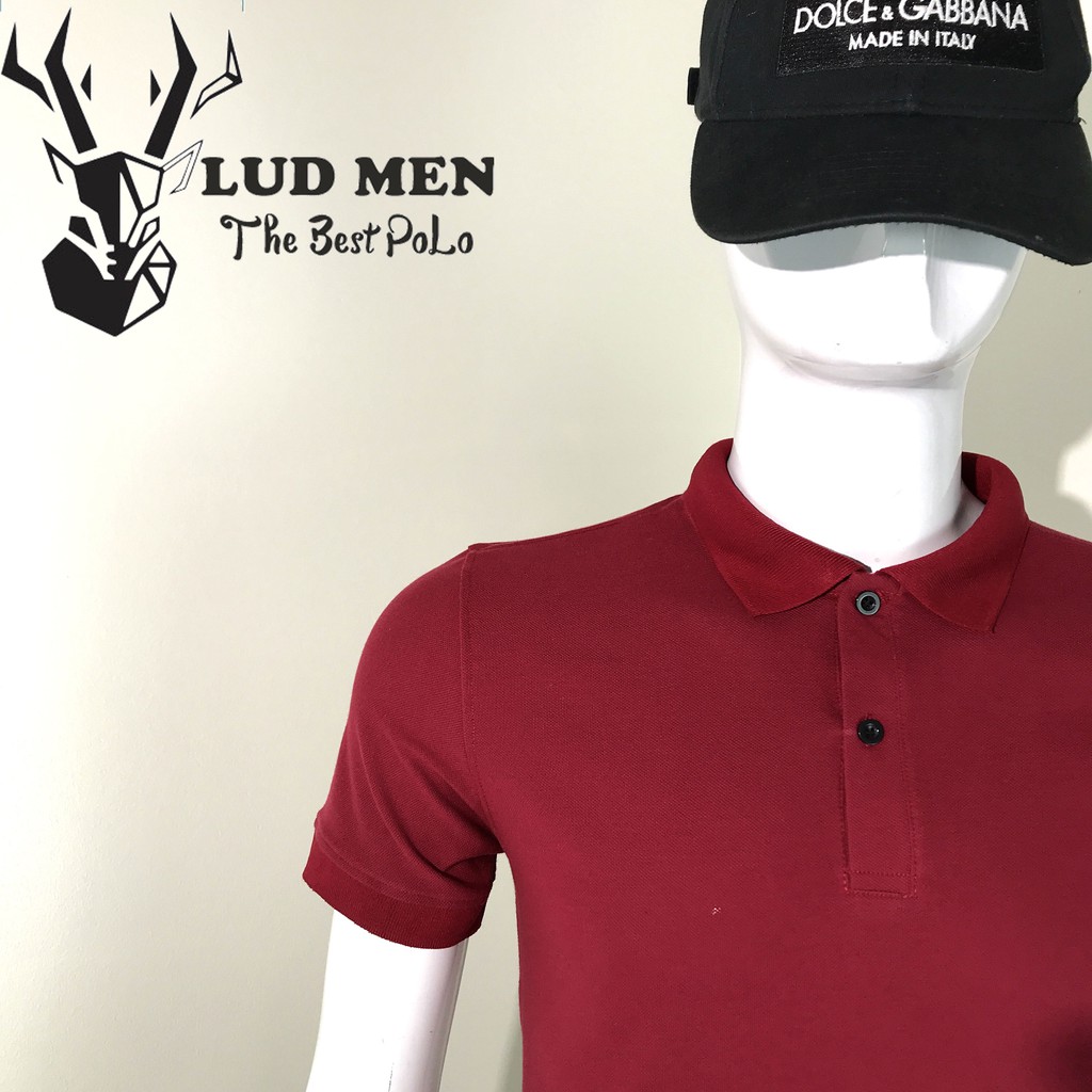 ‼️[LUD.MEN] Áo polo nam cao cấp cổ viền, áo thun nam ngắn tay bo viền năng động, Kiểu dáng ôm slimfit