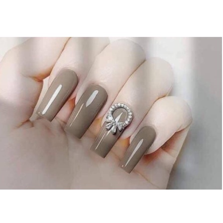 charm tròn trang trí nail