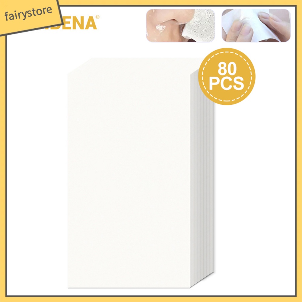 [Hàng mới về] Set 80 tờ giấy lột mụn đầu đen và làm sạch sâu LANBENA