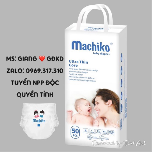 Tã Quần Machiko M100/L100/XL100/XXL100
