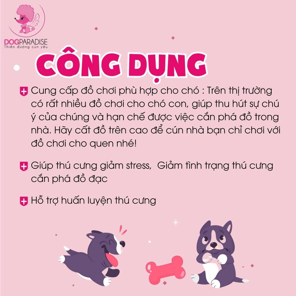 Đồ chơi giúp làm sạch răng cho chó Pian Pian hình bí ngô, chất liệu cao su an toàn cho cún 9cm - Dog Paradise