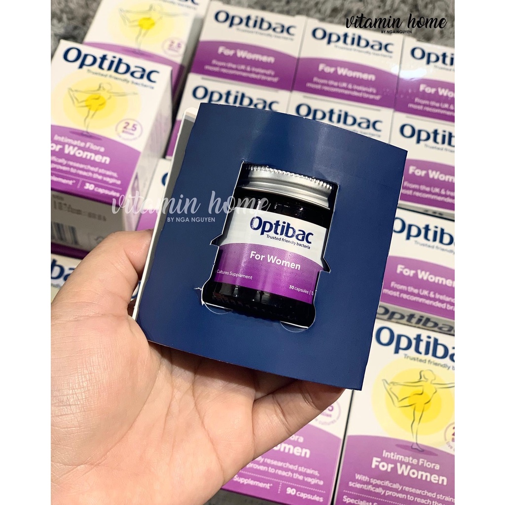 Men vi sinh Optibac tím  chuẩn nội địa Anh loại 30 viên