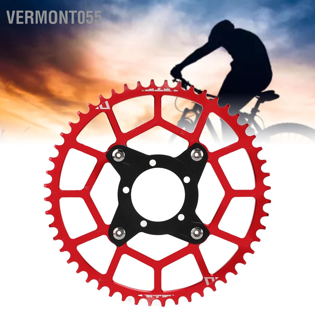 Bộ Chuyển Đổi Dây Xích 52T 104 BCD Bằng Hợp Kim Nhôm Thay Thế Cho Động Cơ Bafang Mid Drive