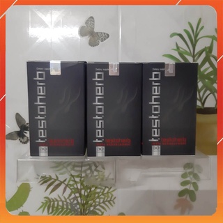 [COMBO 3 HỘP] VIÊN SINH LÝ TESTOHERB - Khơi Dậy Đam Mê Khẳng Định Bản Lĩnh Phái Mạnh - CHÍNH HÃNG 30 VIÊN [Che Tên]