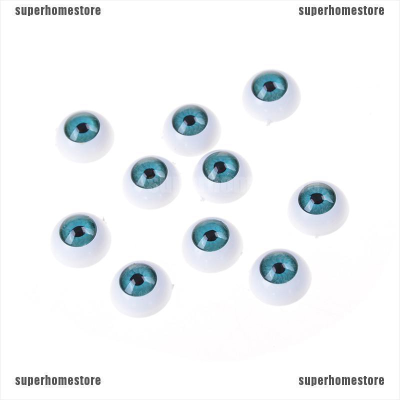 [superhomestore]10pcs(5pairs 20mm Half Round Doll Eyes Bjd Doll Troll Eye 3 Colors To Choose