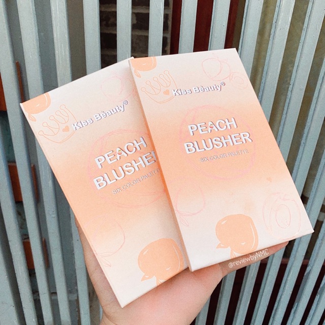 Set má hồng 6 ô KISS BEAUTY