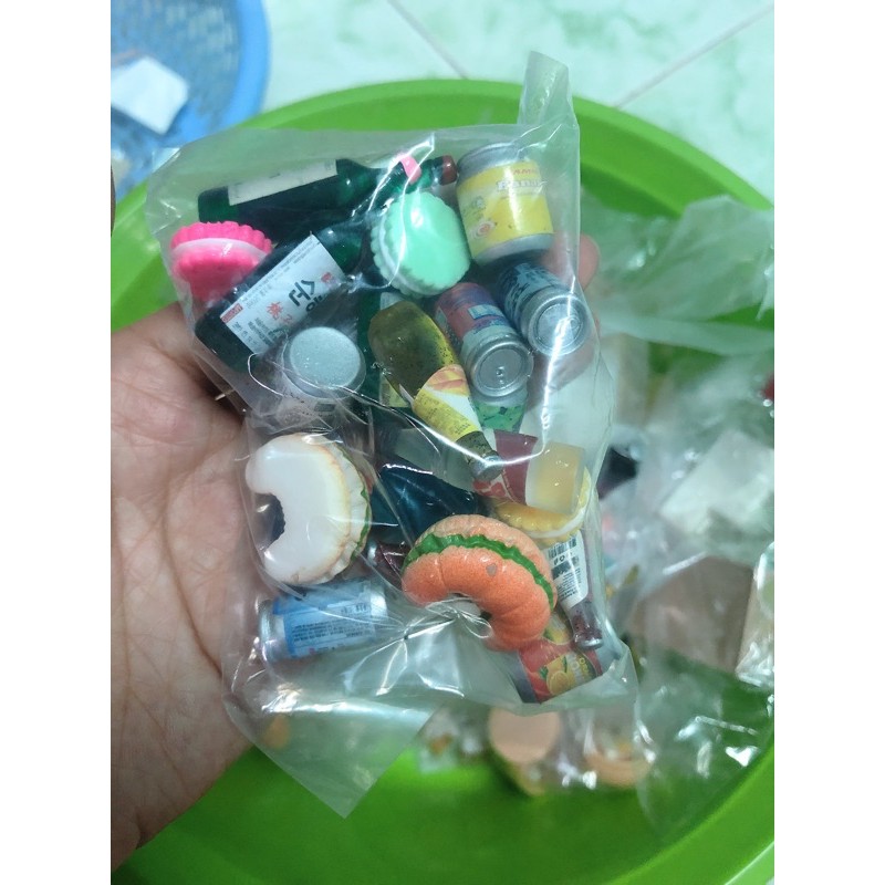 Combo 03 phụ kiện mô hình trang trí nhà búp bê tiểu cảnh charm slime