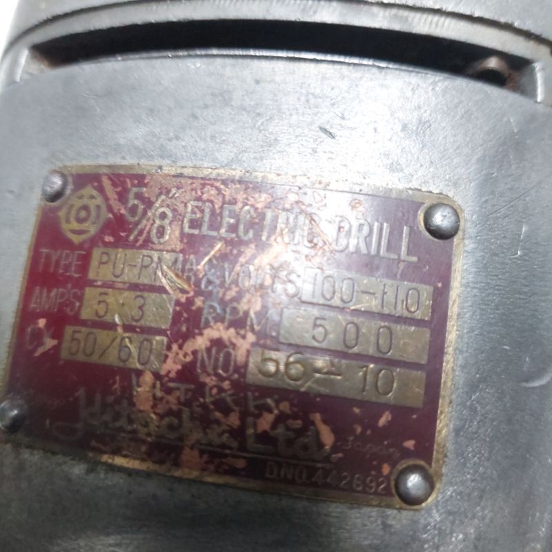 MÁY KHOAN HITACHI ĐẦU 16MM TUA CHẬM ĐÃ LÊN ĐIỆN 220V