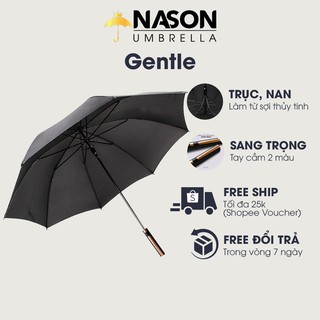 Mua Ô dù Golf cao cấp tán rộng 27 inch Tay cầm thời trang độc quyền Nason Umbrella Khung sợi thủy tinh chống lật bền bỉ