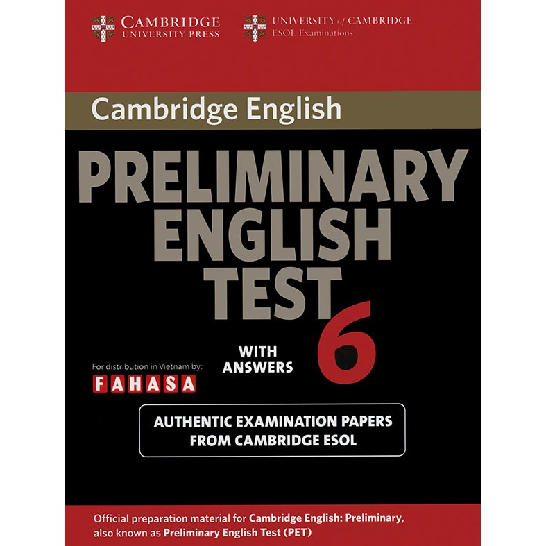 Sách - Cambridge Preliminary English Test (PET) 6