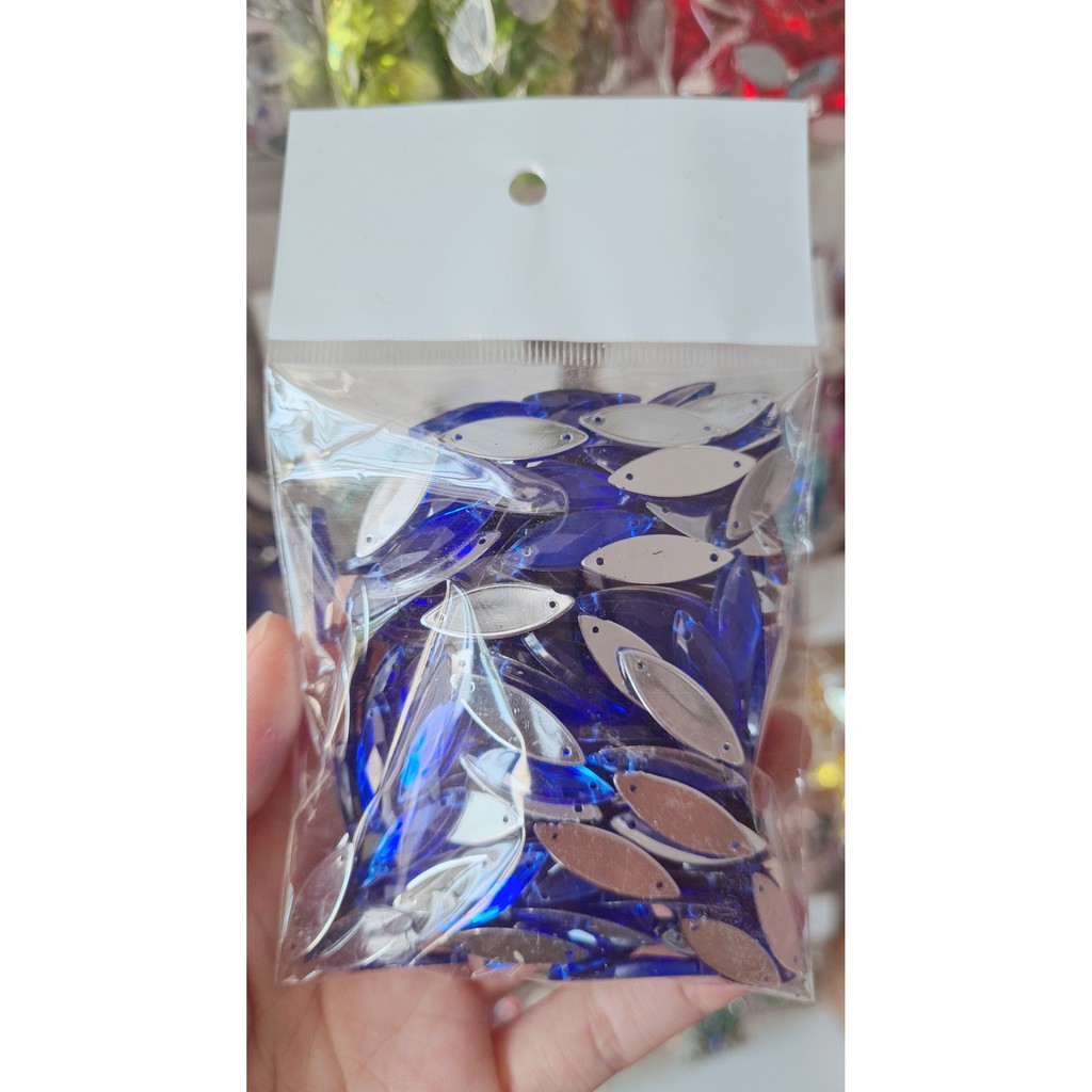 Đá kết size 7x 21mm giá rẻ gói 50gr