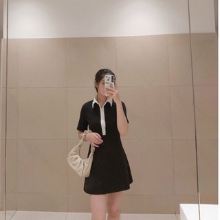 Đầm viền trắng h3141
