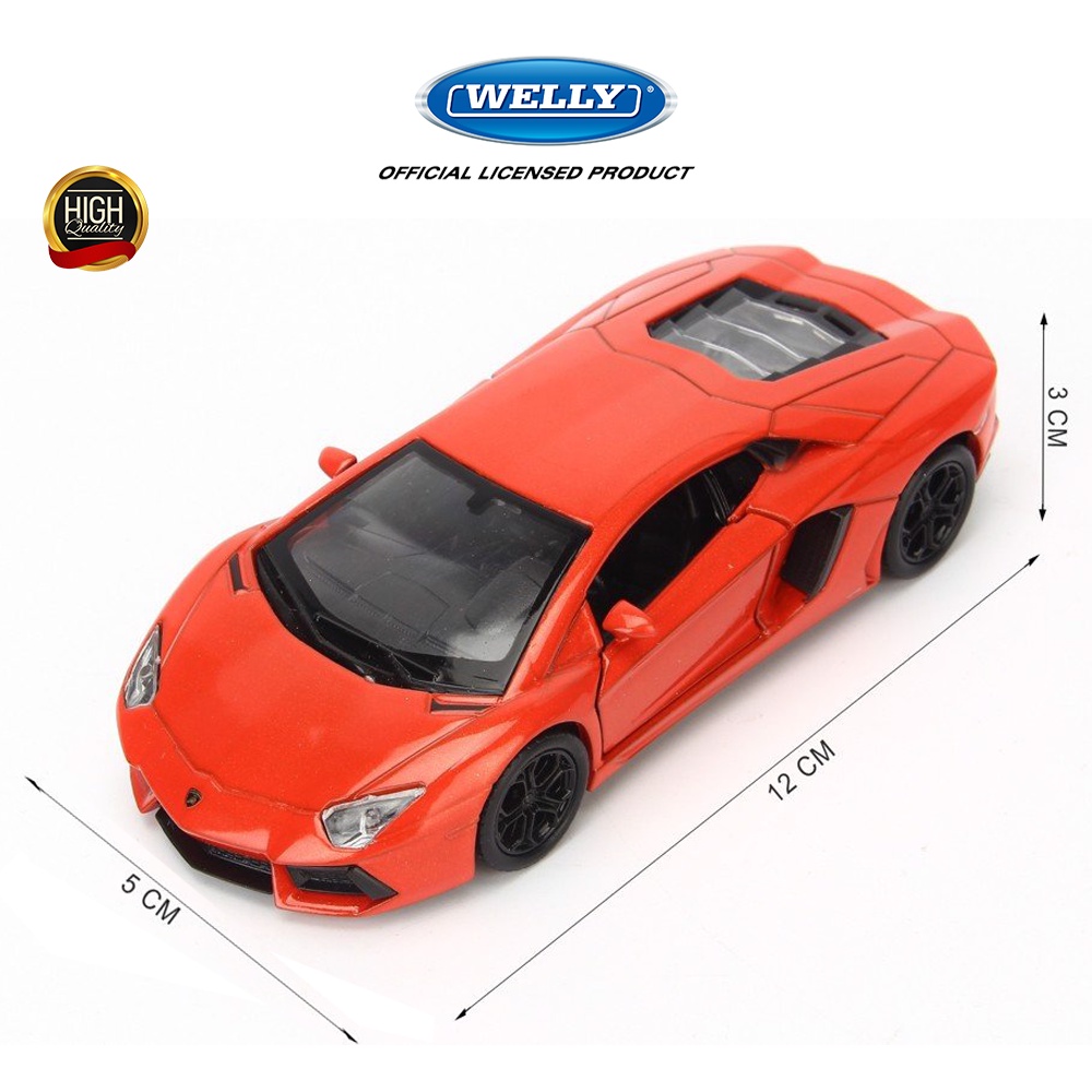 Mô hình siêu xe Lamborghini Aventador, Huracan, Urus 1:36