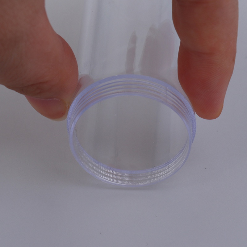 Bộ 2 Ống Nhựa Trong Suốt Đựng Tiền Xu Tiện Dụng