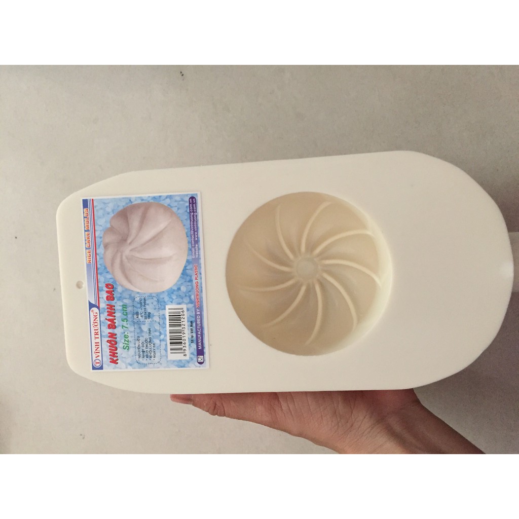 Chính hãng - Khuôn Bánh Bao 1 ngăn, Hàng việt nam,7.5cm tiện dụng, bền đẹp Dragon loại xịn