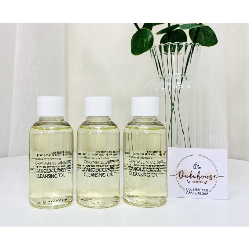 Dầu tẩy trang hoa cải Graymelin Canola Crazy Cleansing Oil