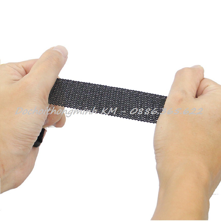 Khóa dán Velcro đàn hồi, co giãn tùy chỉnh có thắt lưng nhựa dài 20cm