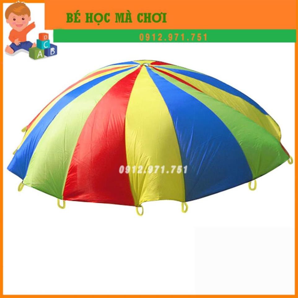 Đồ Chơi Dù Nhảy Màu Cầu Vồng 6.5ft Cho Bé