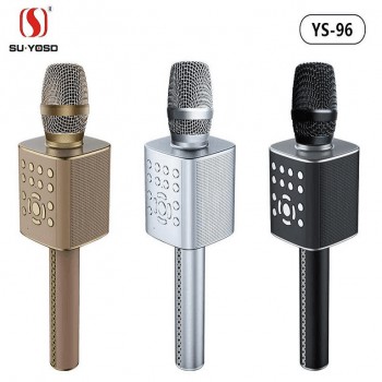 Micro Bluetooth YS 96 Không Dây Mic Karaoke Tích Hợp Live Stream Loa Bass Chống Hú, Hát Cực Đã