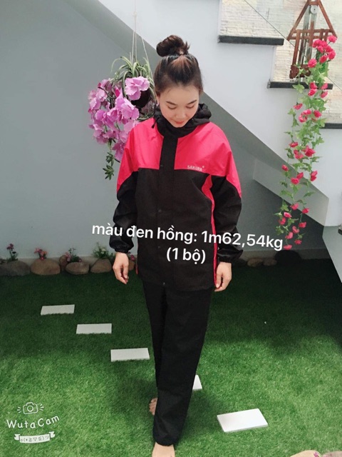 Áo mưa nam/ nữ chống thấm 2 lớp