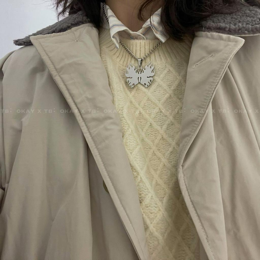 vòng cổ Mặt Hình Bươm Bướm Dễ Thương Cho Nữ