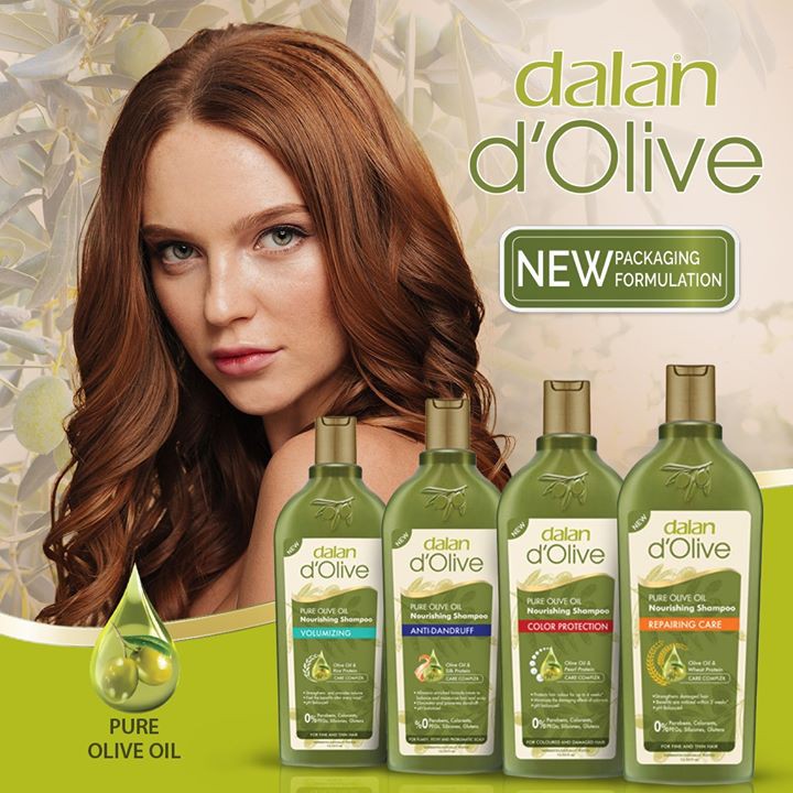 Dầu Gội Olive Cho Tóc Nhuộm Dalan D'Olive Shampoo Nutrition Color Protection 400ml