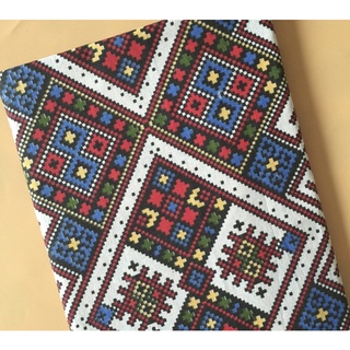 Vải canvas mẫu thổ cẩm 2