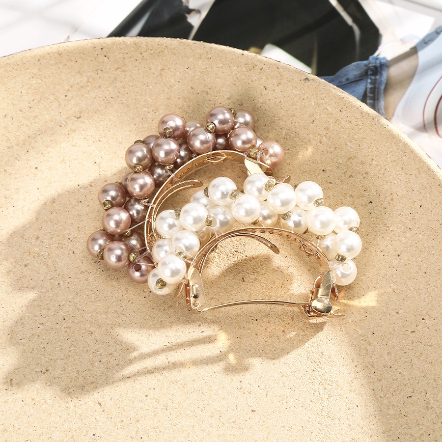 Kẹp tóc đính ngọc trai giả phong cách sang trọng cho nữ