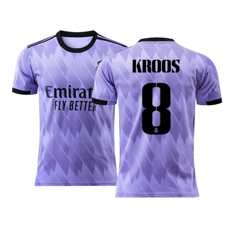 Áo Thun Đá Banh In Tên Đội Real Madrid HT1 2022-2023 Dành Cho Nam Và Nữ TH1