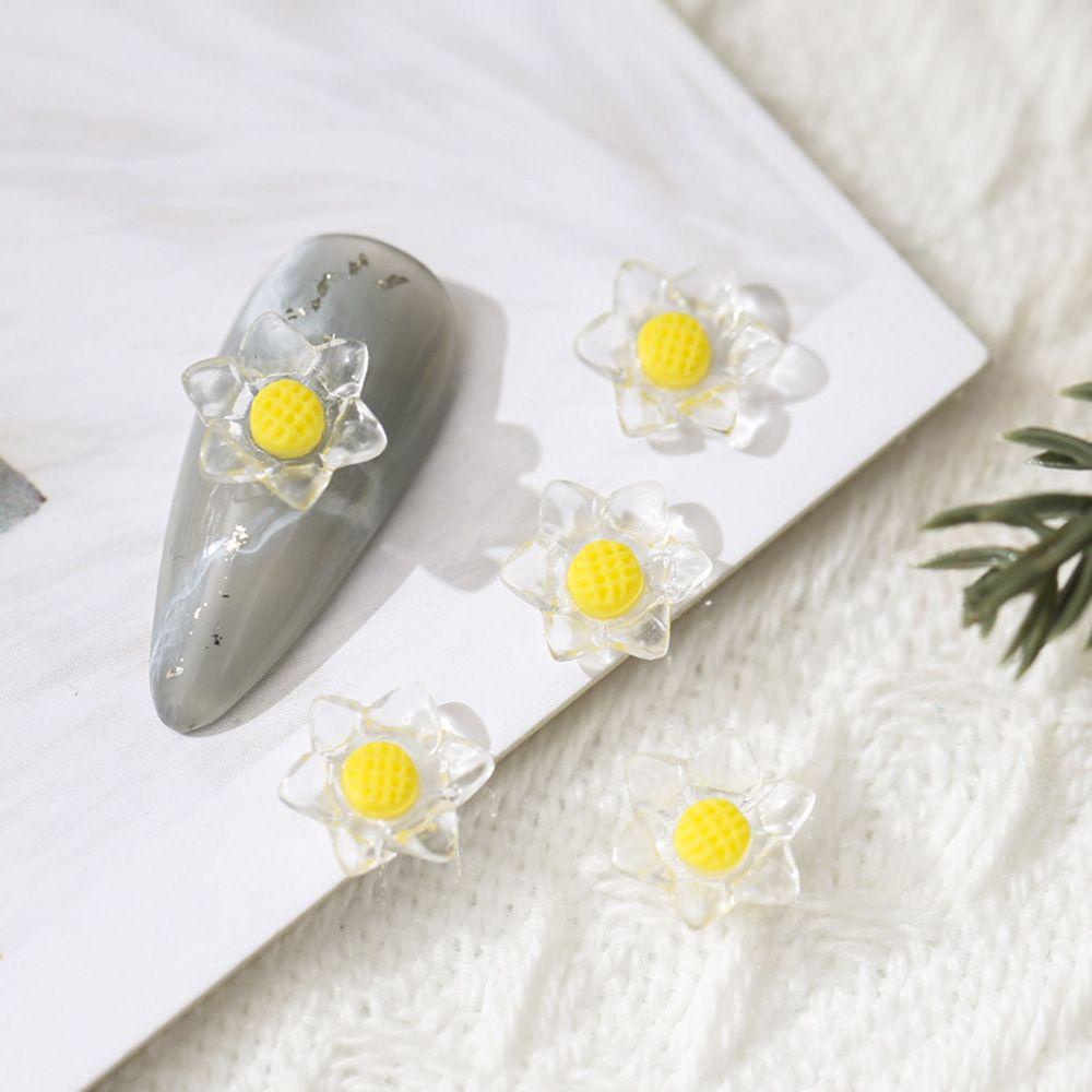 Phụ Kiện Trang Trí Móng Tay Nghệ Thuật DIY Hình Hoa Sáu Cánh Tinh Tế