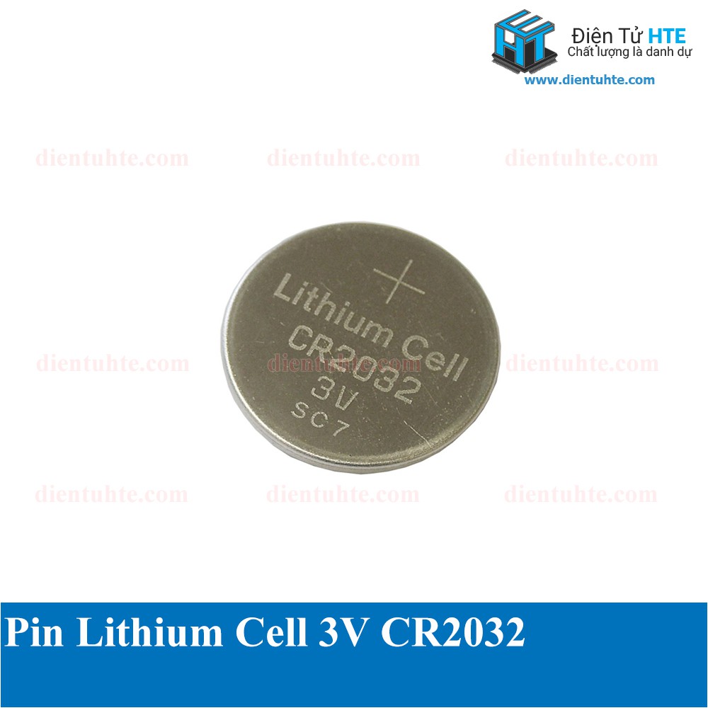 Pin Lithium Cell 3V CR2032 - Bộ 5 viên