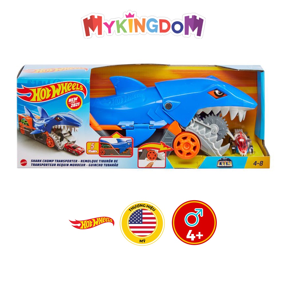 Đồ Chơi Mô Hình HOT WHEELS Chiến Xe Cá Mập Cuồng Nộ GVG36