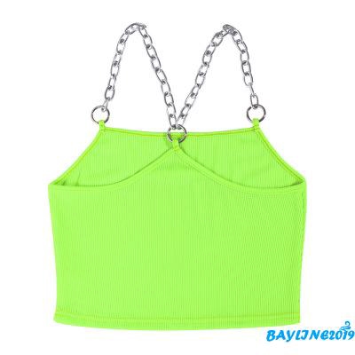 ❀ℳay-Women´s Casual Striped Sleeveless Solid Knit Cami Crop Top | BigBuy360 - bigbuy360.vn