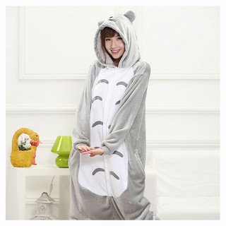 Kigurumi Totoro Onesie Nữ Anime Cosplay Pyjama Người Lớn Động Vật Lễ Hội