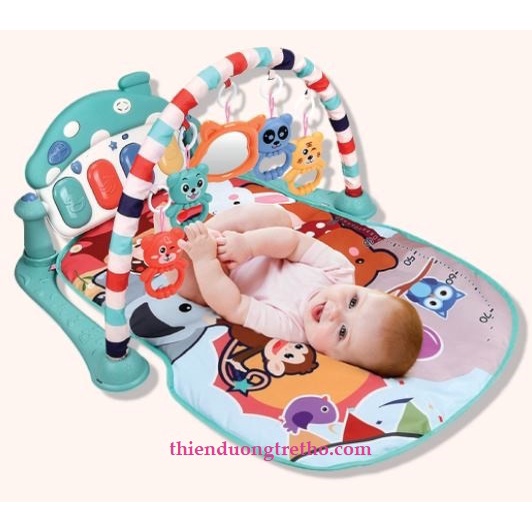 [Hàng chính hãng Umoo]Thảm nhạc cho bé, trẻ sơ sinh nằm chơi, vận động Baby Gym Mat