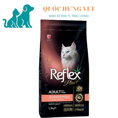 REFLEX Adult Plus 1.5kg - Thức Ăn Hạt Cho Mèo Từ Thổ Nhĩ Kỳ- quốc hưng vet