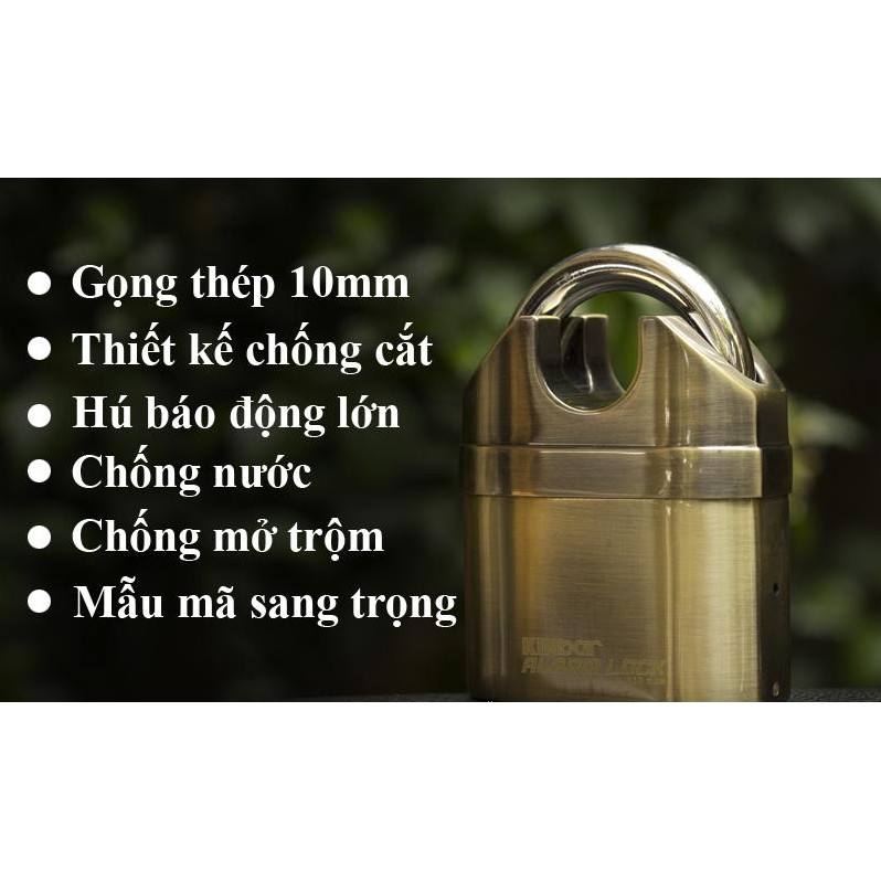 Ổ Khóa Chống Trộm K106A Kinbar (Chống Cắt)