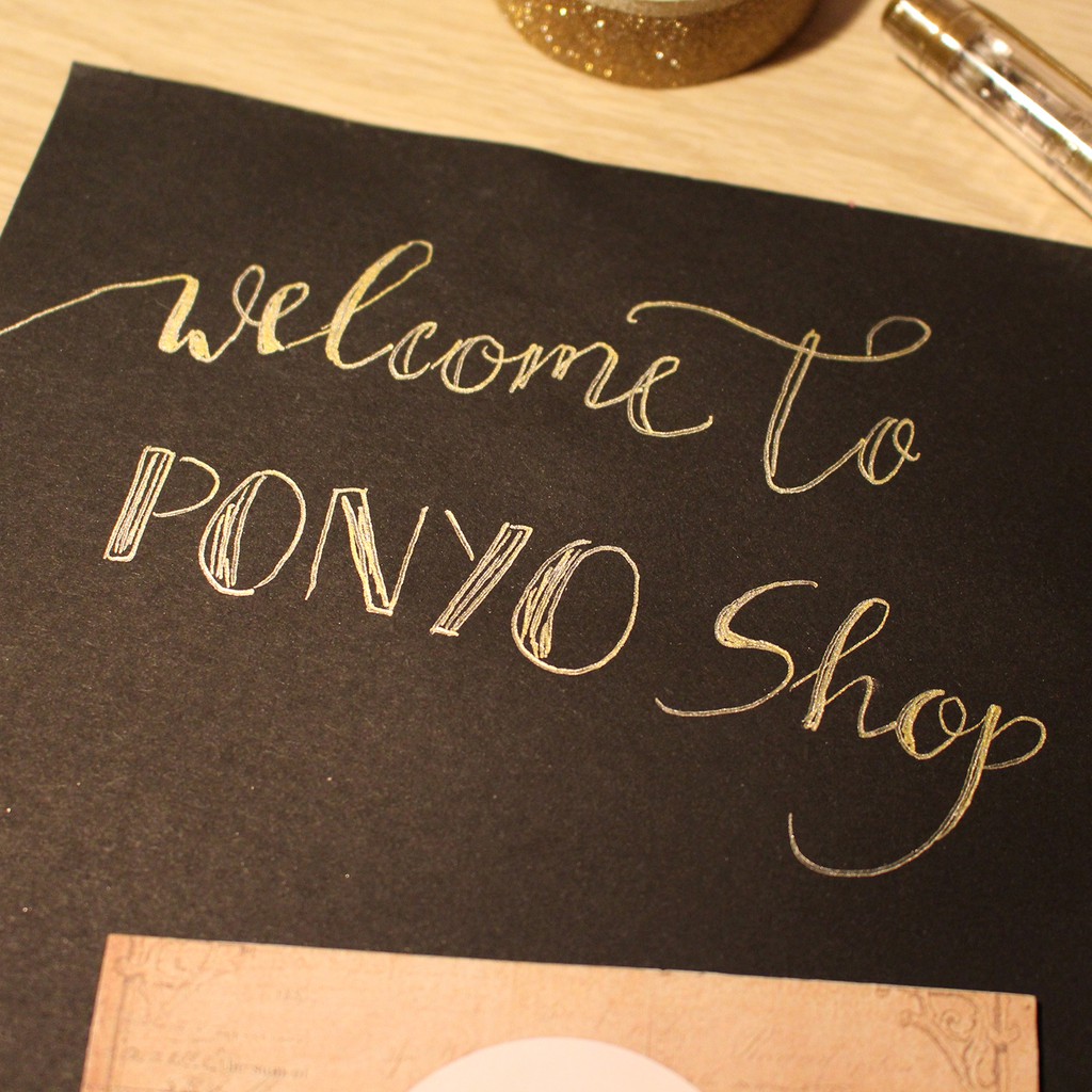 Bút nhũ màu đồng trang trí Scrapbook - Dongapen