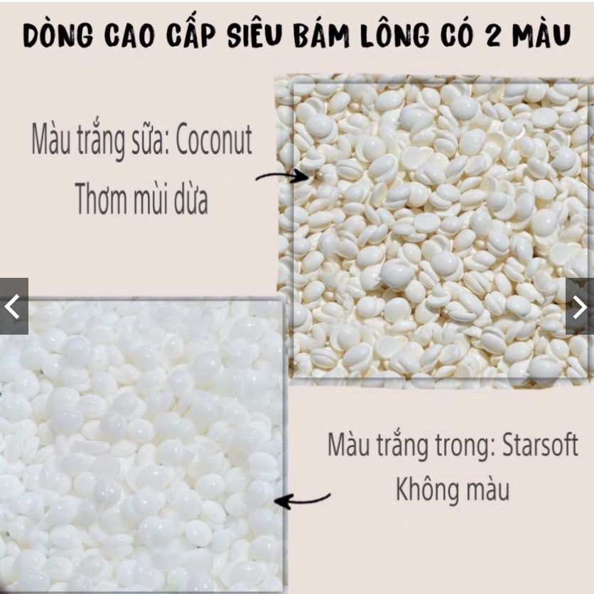 Combo Wax Lông 100gr Sáp Nóng Cao Cấp , Mỡ Trăn , Chén Silicol Tặng Kèm Que Wax - CBTL2