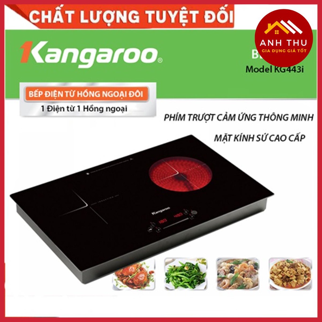 Bếp Điện Từ Hồng Ngoại Kangaroo KG443i