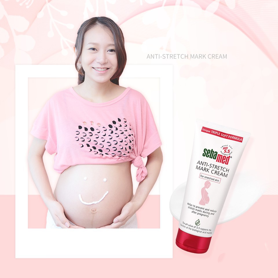 Kem ngăn ngừa rạn da bà bầu và sau sinh Sebamed pH5.5  [Nhập Khẩu Chính Hãng]