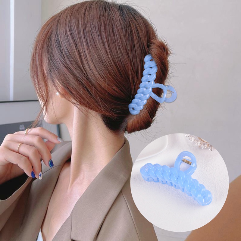 Kẹp Tóc Mềm Màu Kẹo Đơn Giản Đáng Yêu Thời Trang Hàn Quốc Cho Nữ